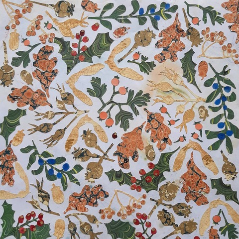 Autumn Paper Collage Workshop at the Yorkshire Halloween Festival